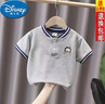 G.DUCKKIDS純棉2025夏季男童短袖T恤新款兒童POLO夏裝中小童男孩翻領(lǐng)潮上衣3 白色 100 曬單實(shí)拍圖