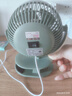 康佳（KONKA）風(fēng)寶USB小風(fēng)扇電風(fēng)扇風(fēng)扇小型小電扇桌面風(fēng)扇小臺扇 辦公室宿舍床頭學(xué)生扇載壁掛迷你戶外臺夾扇 曬單實拍圖