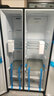 海爾冰箱616升雙開門對開門冰箱一級能效變頻大容量超薄家用冰箱風冷無霜雙門家用電冰箱 616升大容量+健康黑金凈化+風冷無霜 曬單實拍圖