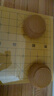 京東京造 中國象棋圍棋五子棋三合一套裝  仿木19路棋盤(pán)仿竹棋罐防水全套 曬單實(shí)拍圖