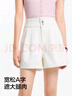 森馬（Semir）牛仔褲女寬松短褲chic百搭2025夏季高腰A字褲甜酷風(fēng)109325122001 曬單實(shí)拍圖