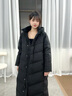 波司登2025新款羽絨服女長(cháng)款90絨顯瘦連帽保暖冬季外套B250245526 黑色8056【卡碼拍大】 XS 155/80A 體重約100斤以?xún)?曬單實(shí)拍圖