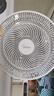 美的（Midea）【颶風(fēng)節能】七葉柔風(fēng)立式電風(fēng)扇/家用輕音落地扇/臺式小型風(fēng)扇/大風(fēng)力遙控定時(shí)搖頭風(fēng)扇 SAH35BSJ 曬單實(shí)拍圖