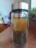 富光玻璃杯男士雙層茶水分離泡茶杯大容量家用辦公室水杯子耐高溫車載 本色730ml【雙層高硼硅玻璃】 曬單實(shí)拍圖