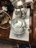 新功（SEKO）自動上水電熱水壺玻璃保溫茶臺燒水壺噴淋煮茶器花茶壺電茶壺W34 1L W34（37*20）底部上水蒸煮多功能電茶爐 曬單實拍圖