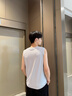 名創(chuàng)優(yōu)品（MINISO）冰絲背心男夏季透氣網(wǎng)眼涼感防曬無(wú)袖t恤運(yùn)動(dòng)跑步戶(hù)外健身馬甲薄 淺灰(迷宮方塊胸標(biāo)) L /175(名創(chuàng)優(yōu)品品控嚴(yán)格) 曬單實(shí)拍圖