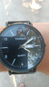 新款時(shí)尚高檔商務(wù)手表指針式男士手表男表石英表皮帶 黑帶藍針 曬單實(shí)拍圖