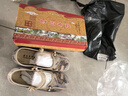 珍源祥（ZHENYUANXIANG）復(fù)古風(fēng)漢服鞋老北京布鞋女淺口舒適透氣民族風(fēng)女鞋平跟軟底繡花鞋 米色  39 曬單實(shí)拍圖