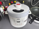 洛貝阿迪鍋 智能電壓力鍋多功能全自動5L大容量家用70千帕電高壓鍋一鍋雙膽 預(yù)約定時 口感調(diào)節(jié) 無水燉 雅白【麥飯石色不沾+316三層鋼膽+蒸屜】- 5L 曬單實拍圖