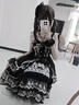 【寶石之冕】Lolita洋裝doll感jsk洛麗塔吊帶連衣裙 紅色jsk+飛機(jī)盒 S 曬單實(shí)拍圖