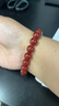 石玥珠寶精品10mm紅瑪瑙手串本命年轉(zhuǎn)運珠手鏈男女士款 水晶瑪瑙 曬單實拍圖