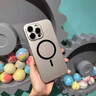 【嚴選好物】適用蘋果16Pro手機殼原裝iPhone15promax磁吸防摔套 【鈦金色】彈扣鋁合金超防摔*自帶鏡頭膜*實色 iPhone 16 pro 曬單實拍圖