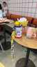 babycare兒童保溫杯大寶寶學飲吸管水杯水壺霸王龍不銹鋼保溫杯上學450ml 曬單實拍圖