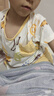 俞兆林（YUZHAOLIN）兒童睡衣夏季薄款男童短袖家居服套裝純棉中小童衣服童裝 蘋果梨 曬單實(shí)拍圖