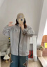 夏季冰絲連帽防曬衣服男女潮牌情侶寬松百搭戶外運動夾克薄款外套 灰色 XL 建議130-150斤 曬單實拍圖