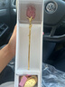 碎鈔小玫瑰花南昌印鈔新款七夕情人節(jié)520禮盒套鈔藝擺件情侶禮物 碎鈔玫瑰花 心形底座 曬單實(shí)拍圖