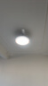 歐普（OPPLE）全光譜風(fēng)扇燈吊扇燈LED一體智能Ra98臥室燈42寸品風(fēng)1級能效包安裝 曬單實拍圖
