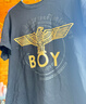BOY LONDON【時(shí)光輪環(huán)】短袖男女同款秋季老鷹光環(huán)黑色T恤N01902 黑色 XS 曬單實(shí)拍圖