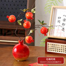 范爺家石榴花瓶仿真花擺件喜慶樹(shù)枝果實(shí)套裝餐桌裝飾吉祥果擺設(shè) 曬單實(shí)拍圖