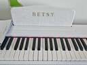 貝琪（Betsy）B351電鋼琴88鍵重錘成人兒童電子鋼琴家用練習(xí)初學(xué)者專業(yè)考級鋼琴 B351-重力度88鍵木紋白+圓腿琴架 曬單實拍圖