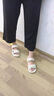 速狐踩屎感運動(dòng)涼鞋女夏季2025新款外穿平底魔術(shù)貼沙灘鞋軟底防滑涼拖 米色 37 標準運動(dòng)鞋尺碼 曬單實(shí)拍圖