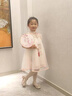 FIDQIOG國際品牌新款漢服女童公主裙中新中式連衣裙夏季 粉色 130 曬單實拍圖