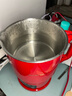 洽苒【德國(guó)精工】燒水壺智能折疊便攜式戶外燒水電煮鍋316不銹鋼旅行壺防燙可用小型戶外便于攜帶 1L BE-ZDSHD1機(jī)械水壺紅色304內(nèi)膽 曬單實(shí)拍圖