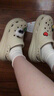 卡駱馳crocs檀健次同款經(jīng)典泡芙洞洞鞋百舒適男沙灘鞋女鞋休閑鞋|207521 骨白色-2Y2(含智必星) 37 (230mm) 38 曬單實(shí)拍圖