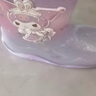 Hello Kitty兒童雨鞋女四季防滑中小童中筒幼兒寶寶水鞋雨靴 252637絕絕紫 21 曬單實拍圖