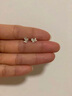 LnieerS999足銀童趣木馬螺絲耳釘女輕奢百搭養(yǎng)耳洞耳環(huán)洗睡免摘兒童耳飾 童趣木馬螺絲耳釘【S999銀】 曬單實(shí)拍圖