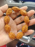 喜琢八方財(cái)神大元寶財(cái)神手串手鏈橄欖核雕刻老紅油核文玩橄欖胡男士 曬單實(shí)拍圖