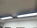 湘哲辦公室吊燈led長(zhǎng)條燈吊線燈辦公燈商超超市健身房108w-黑框120*30 曬單實(shí)拍圖