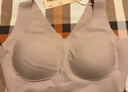 ubras無尺碼加大版背心式文胸無痕無鋼圈女士內(nèi)衣女無痕胸罩蘭花煙 曬單實拍圖