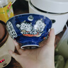 可可屋日本進(jìn)口美濃燒陶瓷日式釉下彩可愛卡通小碗米飯碗面碗湯碗 H30 招財貓 （大） 曬單實拍圖
