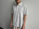 匯彩衫蔚來(lái)工作服短袖定制夏季透氣速干t恤4S店汽車(chē)銷(xiāo)售polo衫工裝訂做 【默認(rèn)不帶圖案】杏韻灰 XL 曬單實(shí)拍圖