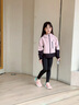 泰蘭尼斯kids女童跳繩鞋中大兒童休閑運(yùn)動(dòng)鞋秋季跑步鞋 粉/蘭30碼 曬單實(shí)拍圖