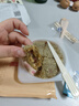 天福茶食 綠茶團圓糕蒸糕核桃枸杞閩臺風(fēng)味小吃糕點(diǎn)300g 曬單實(shí)拍圖