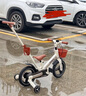 VINGRO兒童自行車平衡車七合一多功能腳踏車三輪車遛娃神器滑步手推車 3C認證25款（白金推桿版）1到8歲 12寸 升級版3C認證+歐盟標準認證 曬單實拍圖