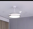 歐普2025款變頻靜音風(fēng)扇燈led隱形吊扇一體52寸客廳燈家用餐廳吊扇燈 白黑  42寸小愛語音變頻三色 曬單實拍圖