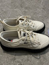 FILA 斐樂(lè )官方楊冪同款女鞋摩登帆布鞋水母鞋休閑鞋子 豆腐白-TA 38 曬單實(shí)拍圖