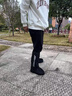 JCZS德國雨鞋套防水防滑男女士款高筒加厚耐磨大碼便攜式防水雨鞋 拼色款-高筒黑防滑底2年質(zhì)保 M按鞋碼拍36-37碼 曬單實拍圖