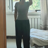 蕉內【趙露思同款】涼皮305Cool女士休閑褲涼感防曬透氣顯瘦闊腿褲 【加長版】平原灰 M 曬單實拍圖
