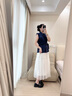 康莉厚底樂福鞋女2025年春季新款復(fù)古百搭粗跟松糕底一腳蹬jk鞋子 甜酷黑 37 (235mm) 曬單實拍圖