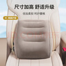 易旅（Etravel）充氣腰枕靠枕便攜按壓式護(hù)腰神器旅行腰靠辦公坐墊汽車背枕 灰色 曬單實(shí)拍圖