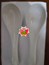 唯寶（Villeroy Boch）德國進(jìn)口 勺子套裝瓷勺陶瓷家用創(chuàng  )意可愛(ài)暖心系列  純白色 曬單實(shí)拍圖