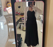 UR2024秋季新款女裝氣質(zhì)魅力褶皺薄紗吊帶連衣裙UWJ740063 曬單實(shí)拍圖