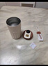 斐月伽316不銹鋼ins風(fēng)保溫杯智能測(cè)溫咖啡杯可愛(ài)男女便攜送人禮品喝水杯 咖啡色 450ml 曬單實(shí)拍圖