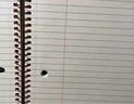 凱薩(KAISA)A4美式復(fù)古筆記本大學(xué)生考研本子三孔活頁(yè)線圈本記事本100張手帳本日記本紅色 曬單實(shí)拍圖