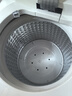 志高（CHIGO）脫水機(jī)甩干機(jī)小型迷你家用甩干桶出租房宿舍大容量單杠脫水桶烘干一體 8.6KG【不銹鋼桶加厚款加藍(lán)光】 曬單實(shí)拍圖