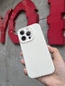 派派咪適用蘋果16promax新款手機殼iPhone15Pro液態(tài)硅膠Max防摔保護套14超薄女13/12鏡頭全包男高級感殼 【古董白】霧感液態(tài)丨軟糯親膚丨清爽無紋丨三重防護 iPhone16prom 曬單實拍圖